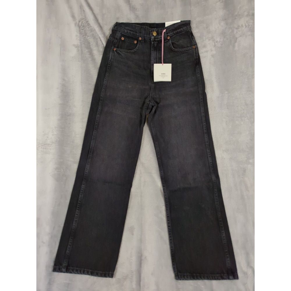 B SIDES Black Straight Leg Jeans